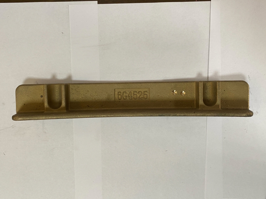 6G4525 Bandes d'usure personnalisées en plaque de moulage en bronze avec technologie de traitement de coulée