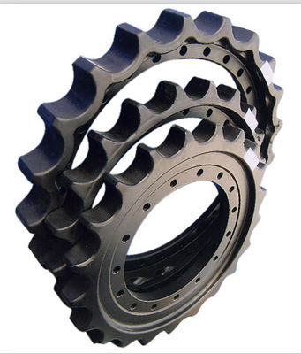 Pièces noires de Sprocket Wheel Undercarriage d'excavatrice de couleur
